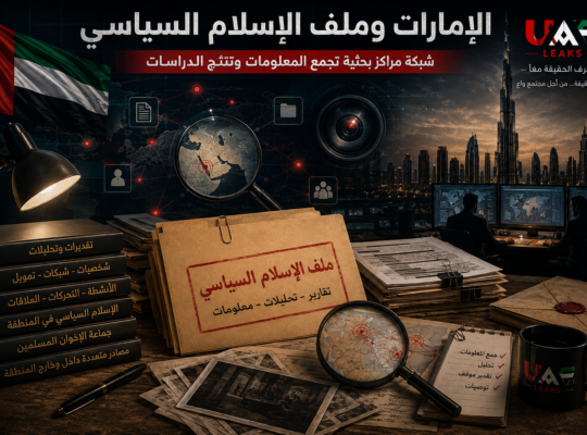 الإمارات وملف الإسلام السياسي: شبكة مراكز بحثية تتوسع في دراسة الإخوان وحركات الإسلام السياسي